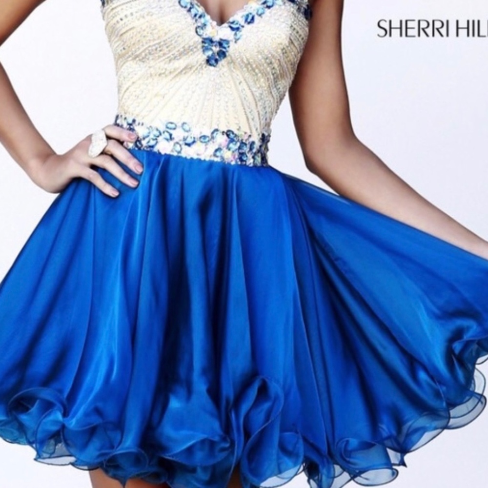 Sherri Hill Cocktail in Royal Blue - Picture 1 of 2